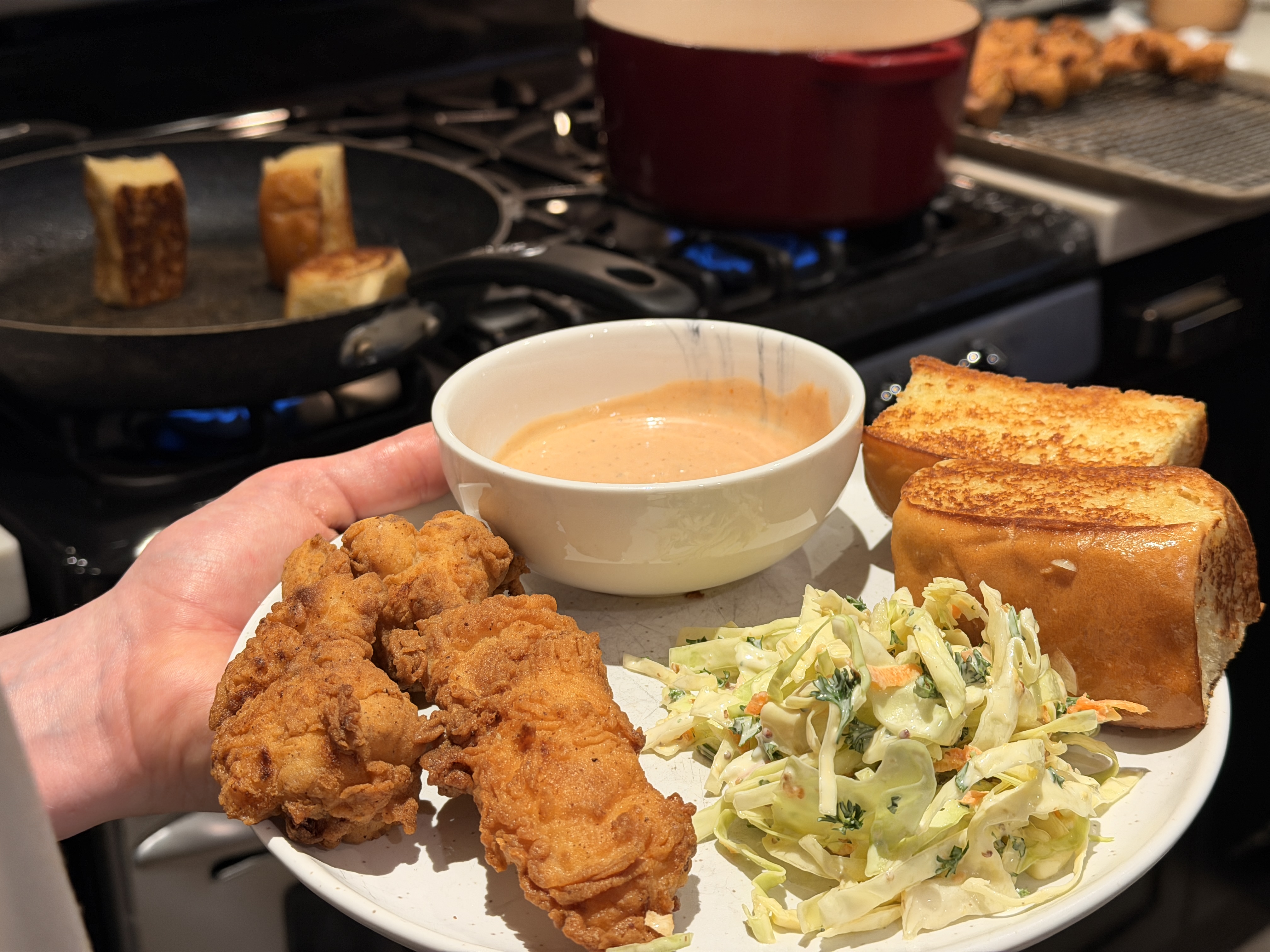Fried Chicken Tenders Plate (Cane's-Style)